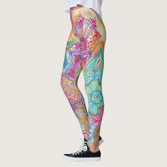 Frodas all över damasker leggings (Vänster)