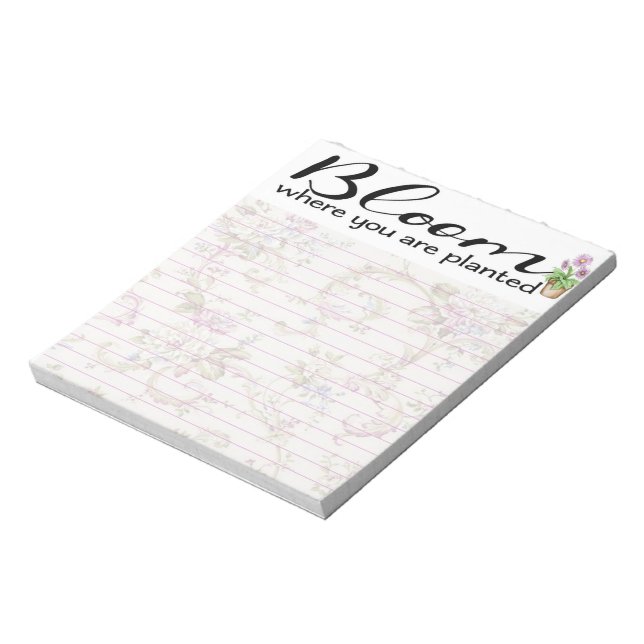 Frodas där du är planterad anteckningsblock (Roterad)