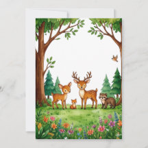 Frodig Skogsäng Illustration
