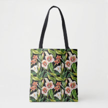 Frodig Tropisk Calla Lily Handlerväska