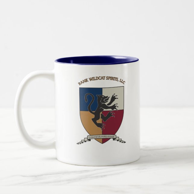 Frodig vildkatt/sött rå kaffemugg (Vänster)
