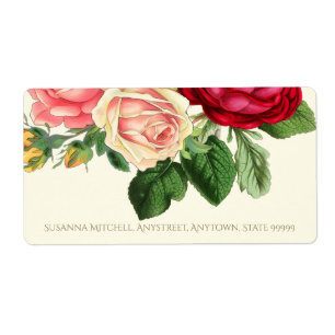 Frodig vintageblommigt ID225 Fraktsedel