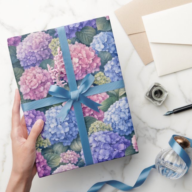 Frodiga Hydrangea Trädgårdar i Blom Presentpapper (Gifting)