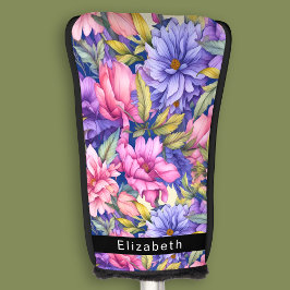 Frodiga Rosa och Lila Blommor Personliga