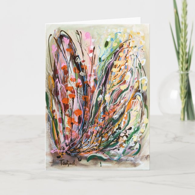 Frodigt livkort kort (Framsida)