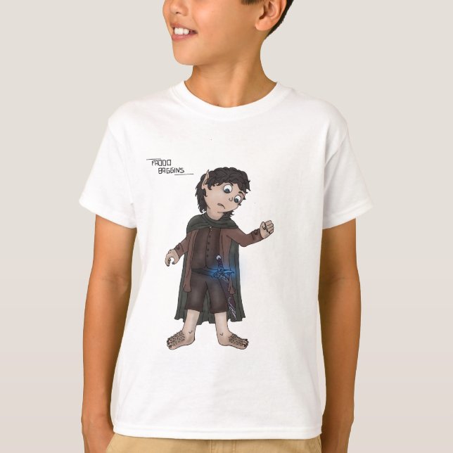 Frodo Baggins T Shirt (Framsida)