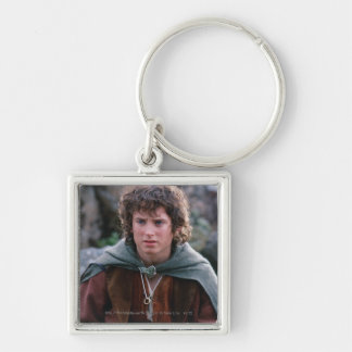FRODO™ FYRKANTIG SILVERFÄRGAD NYCKELRING