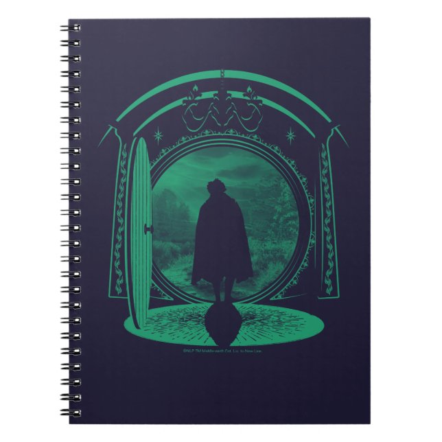 FRODO™ Lämnar THE SHIRE™ Silhuett Anteckningsbok (Framsidan)
