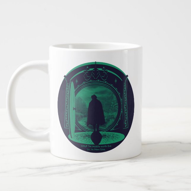 FRODO™ Lämnar THE SHIRE™ Silhuett Jumbo Mugg (Vänster)