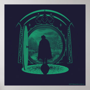 FRODO™ Lämnar THE SHIRE™ Silhuett Poster