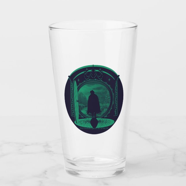 FRODO™ Lämnar THE SHIRE™ Siluett Glaskopp (Framsida)