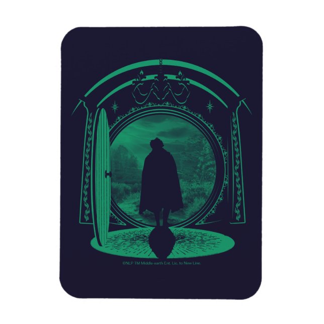 FRODO™ Leaving THE SHIRE™ Silhouette Magnet (Vertikal)