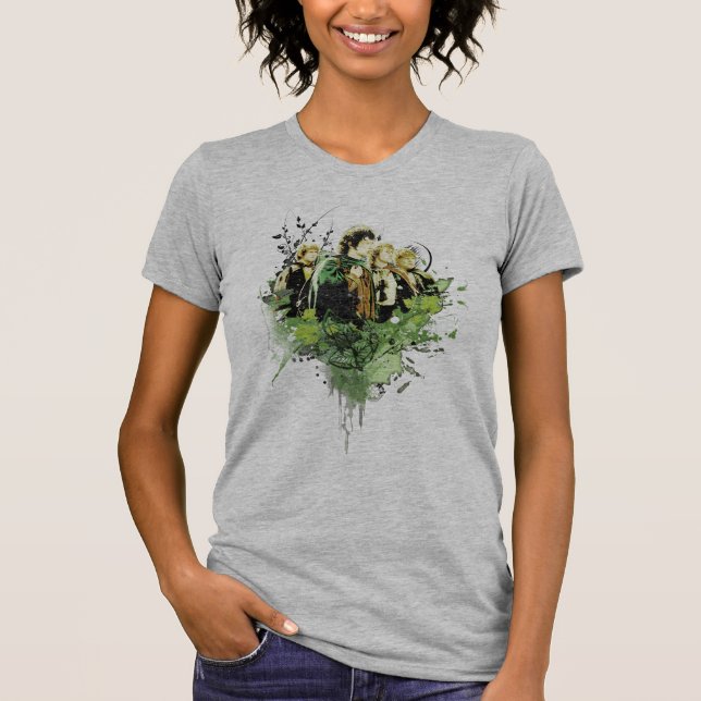 FRODO™ med Hobbits vektorCollage Tee Shirt (Framsida)