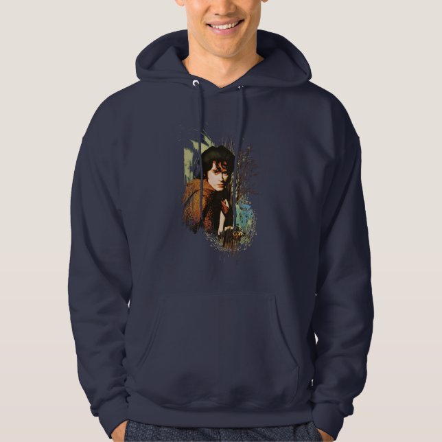 FRODO™ Mixed Media Vector Collage Hoodie (Framsida)