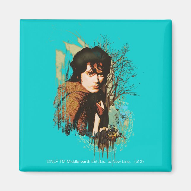 FRODO™ Mixed Media Vector Collage Magnet (Framsidan)