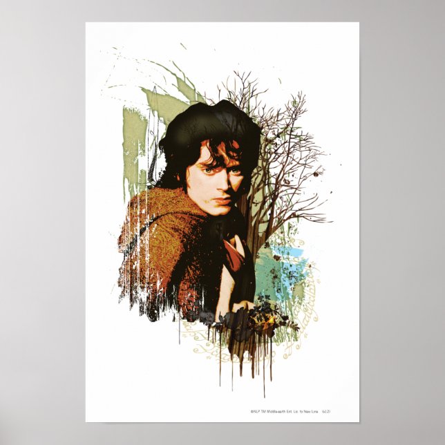 FRODO™ Mixed Media Vector Collage Poster (Framsidan)