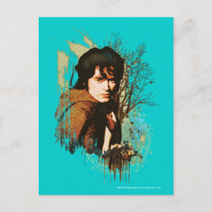 FRODO™ Mixed Media Vector Collage Vykort