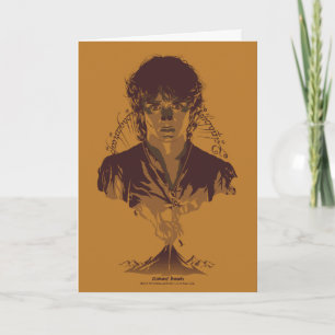 FRODO™ MOUNT DOOM™ Tengwar Inscription Graphic Kort