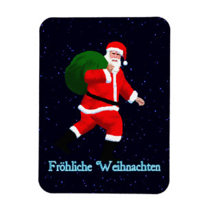 Froehliche Weihnachten - Jultomten Magnet