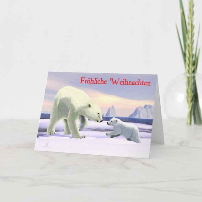 Froehliche Weihnachten - Mamma Nose Best Helgkort (Framsida)