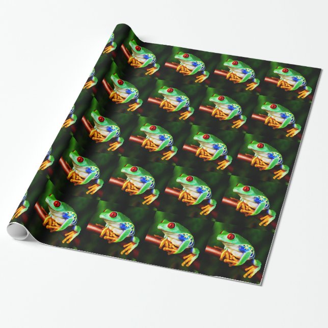 Frog 1 Svällning Papper Presentpapper (Utrullad)
