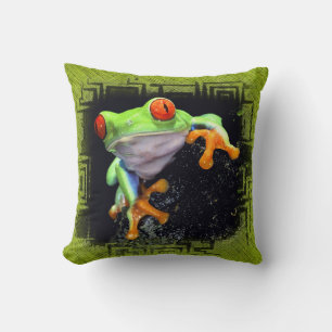 Frog 3 Kantad Kudd Alternativ Kudde