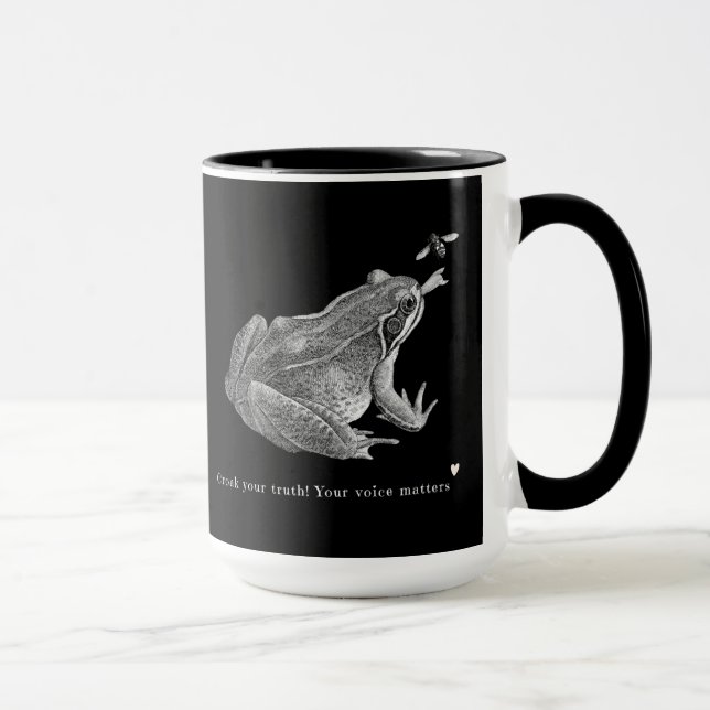 "Frog Älskare" Kaffe Mugg (Höger)