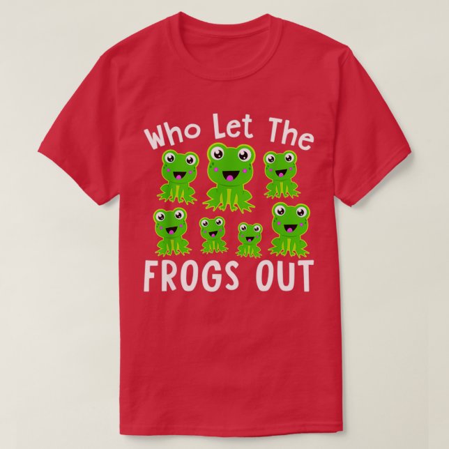 Frog Älskare SOM LÄMNADE FROGEN UT Boys Girls Kids T Shirt (Design framsida)