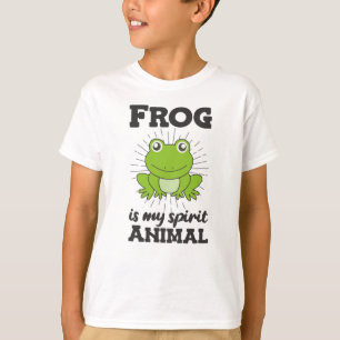 Frog Älskare Söta djur för groddar för barn T Shirt