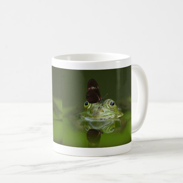 Frog and butterfly kaffemugg (Framsida höger)