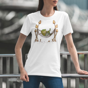 Frog Animal Chilling in Hammock T Shirt