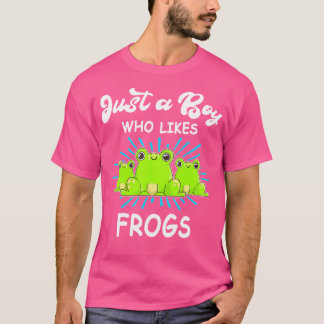 Frog Animals Roligt Boy Kärlek Frogs T Shirt