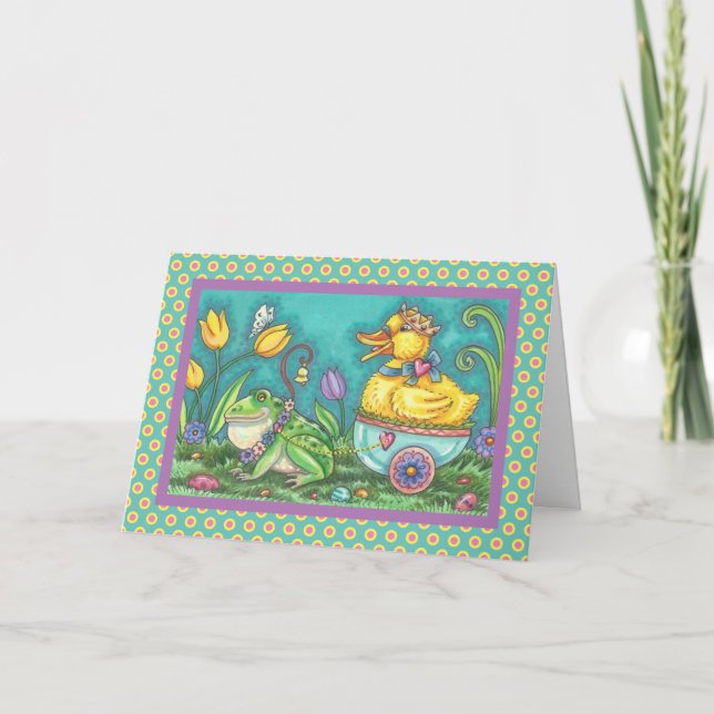 FROG & ANKA PRINCE PÅSK NOTE GREETING CARD Verse Helgkort (Framsida)