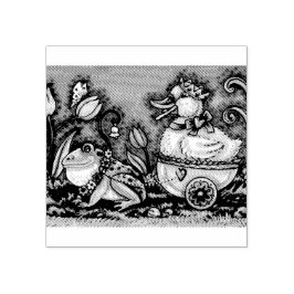 FROG & ANKA PRINCE PÅSK RUBBER FRIMÄRKE *Anpassnin Stämpel