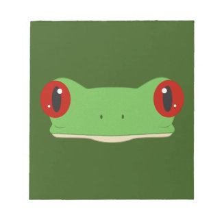 Frog Ansikte Anteckningsblock