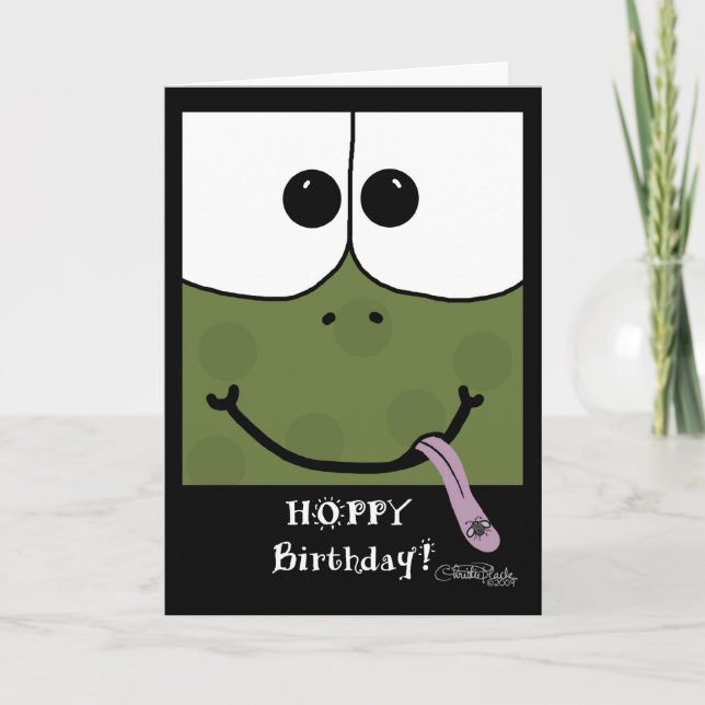 Frog Ansikte Kort (Framsida)