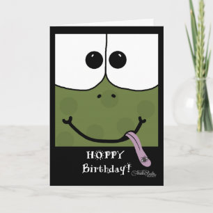 Frog Ansikte Kort