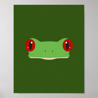 Frog Ansikte Poster