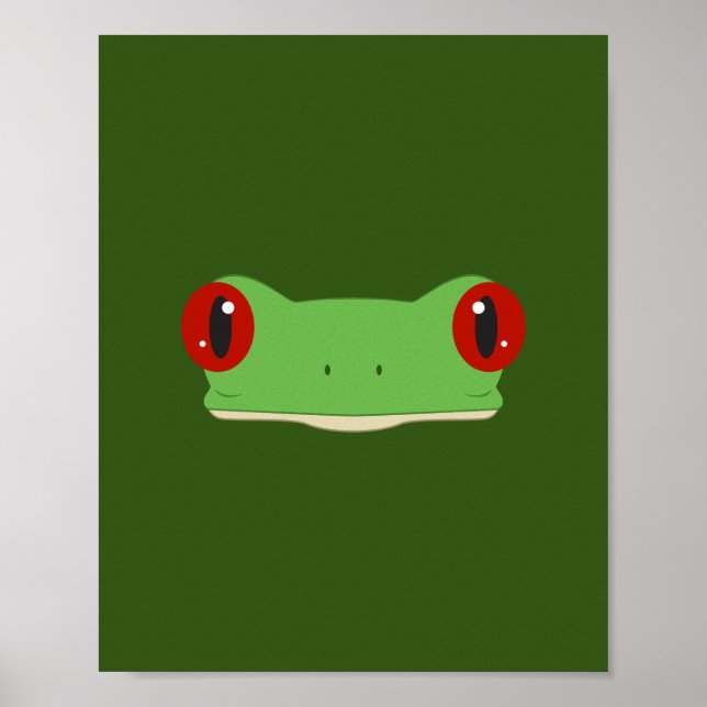 Frog Ansikte Poster (Framsidan)