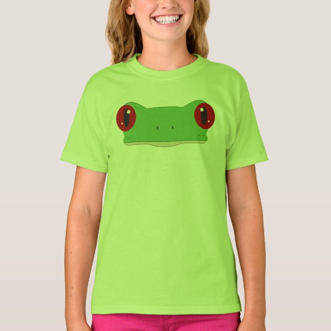 Frog Ansikte T Shirt (Framsida)