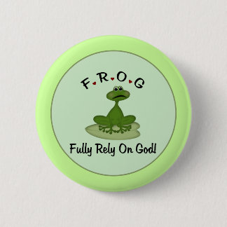 Frog är helt beroende av Gud Frog Knapp
