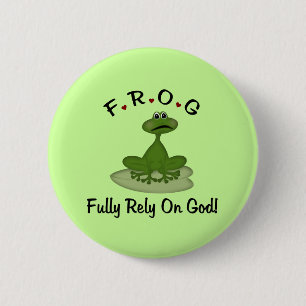 Frog är helt beroende av Gud Knapp