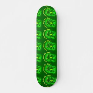 FROG är helt beroende av Gud Mini Skateboard Bräda 18,5 Cm