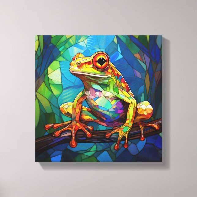 Frog Art Canvas Art (Framsida)