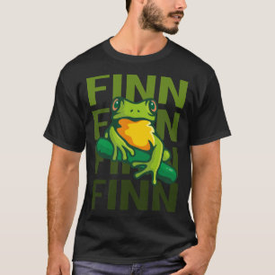 Frog Art - Finn Namn T Shirt