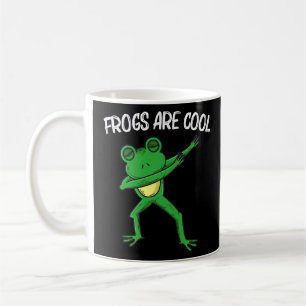 Frog Art För manar kvinnor Dabbing Grönt Träd Toad Kaffemugg