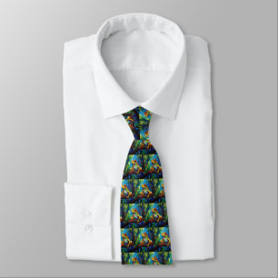 Frog Art Necktie Slips