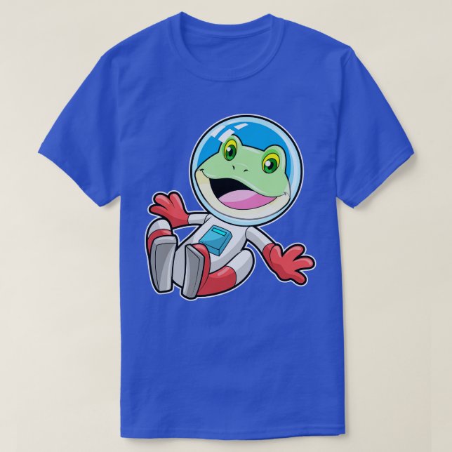 Frog Astronaut Costume Space T Shirt (Design framsida)