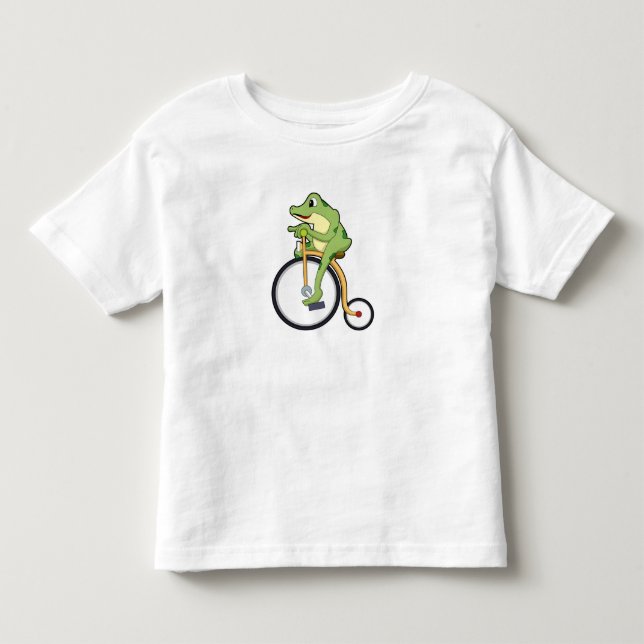 Frog at Circus with Bicycle.PNG T Shirt (Framsida)