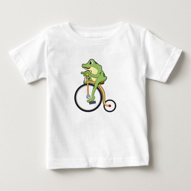 Frog at Circus with Bicycle.PNG T Shirt (Framsida)